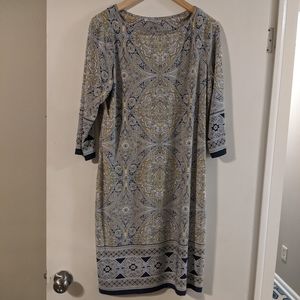 NWOT London Style Shift Dress